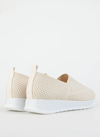 Cotton Bar Bej Kadın Sneaker JABREN