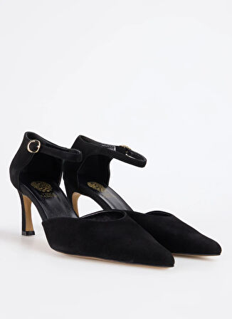 Vince Camuto Süet Siyah Kadın Topuklu Ayakkabı D-CLIONA