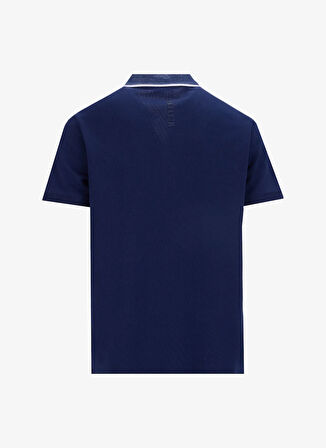 Mustang Baskılı Lacivert Erkek Polo T-Shirt M5SM-TST1336