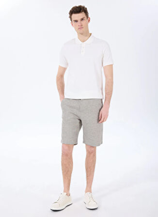 People By Fabrika Haki Erkek Basic Balıksırtı Şort PBF4SM-SHT5034