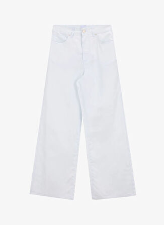 Mavi Kadın Bol Paça Bol Kesim Yıkamalı %100 Liyosel Denim Pantolon M5SL-PNT1001