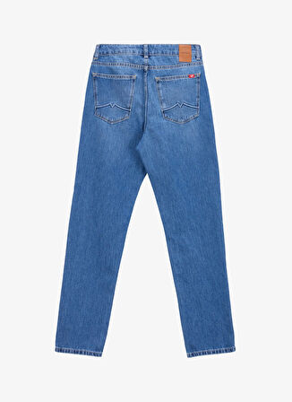 Mustang Standart Bel Normal Paça Normal Mavi Kadın Denim Pantolon BROOKS RELAX SLIM-35