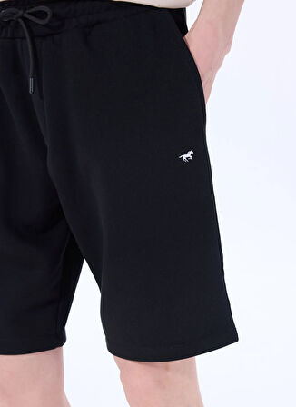 Mustang Sweat Şort, S, Siyah