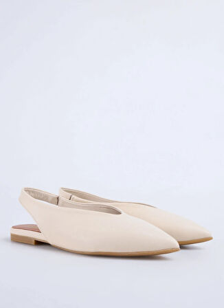 Vince Camuto Deri Bej Kadın Babet D-MARTINEZ