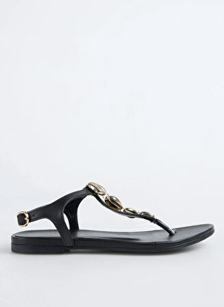 F By Fabrika Siyah Sandalet LULE