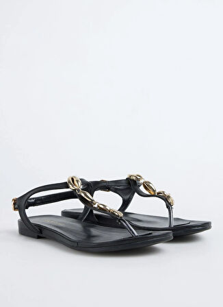 F By Fabrika Siyah Sandalet LULE