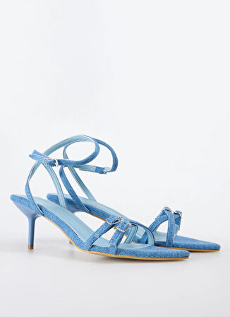 Fabrika Mavi Kadın Topuklu Ayakkabı ARLINE DENIM