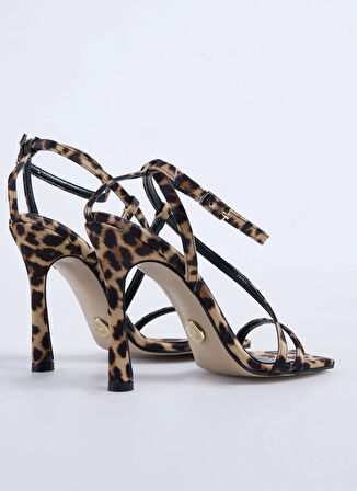 Kahve Kadın Stiletto BERTA LEOPAR