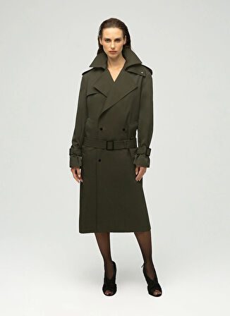 Maximus Haki Kadın Trençkot Victoria Su Geçirmez Trençkot