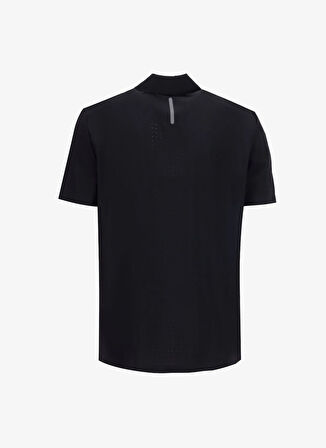 Discovery Expedition D5SM-TST3857 Siyah Relaxed Düz Erkek Polo T-Shirt