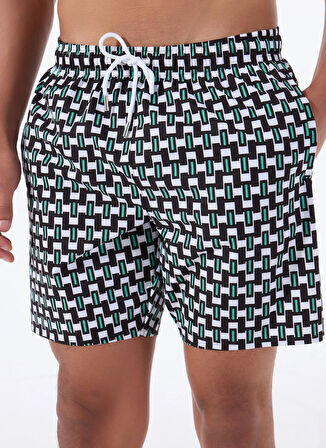 Çok Renkli Erkek Baskılı Şort Mayo F5SM-MYO06