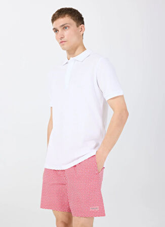 Discovery Expedition Kırmızı Baskılı Erkek Şort Mayo