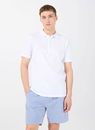 Jeep Şort Mayo, 2XL, Lacivert - Beyaz