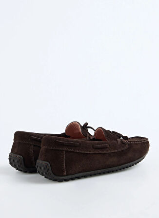 Fabrika Deri Kahve Kadın Loafer D-RARON