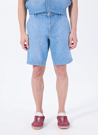 Mustang Denim Şort, 29, Mavi