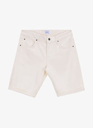 Mustang Denim Şort, 34, Beyaz