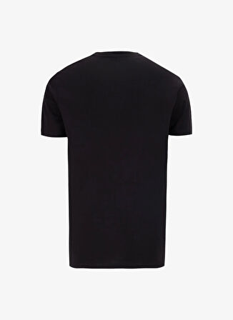 Limon Bisiklet Yaka Düz Siyah Erkek T-Shirt MML5SM-TST 9544