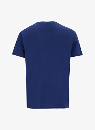 Limon Bisiklet Yaka Düz Lacivert Erkek T-Shirt MML5SM-TST 9544