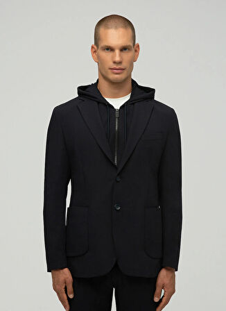 Maximus Dar Lacivert Erkek Ceket Joseph