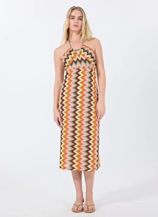 Fabrika Mürdüm Kadın Standart Plaj Elbisesi ZENA