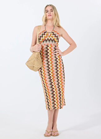 Fabrika Mürdüm Kadın Standart Plaj Elbisesi ZENA