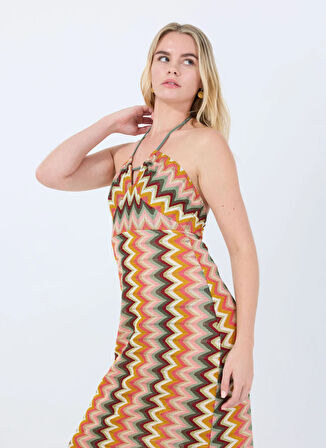 Fabrika Mürdüm Kadın Standart Plaj Elbisesi ZENA