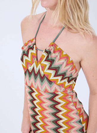 Fabrika Mürdüm Kadın Standart Plaj Elbisesi ZENA