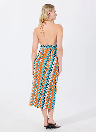 Fabrika Turuncu Kadın Standart Plaj Elbisesi ZENA