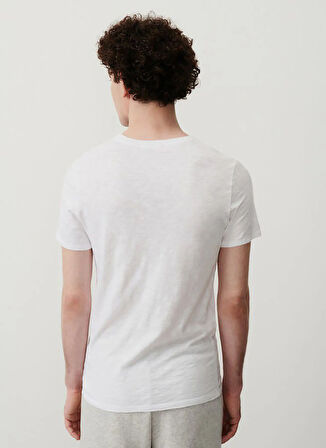 Beyaz Erkek Standart T-Shirt MBYSA18BE25BLANC
