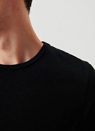 Siyah Erkek Standart T-Shirt MBYSA18BE25NOIR