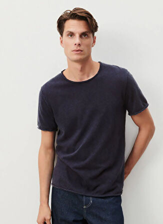 Lacivert Erkek Standart T-Shirt MSON25TGE25NAVVIN