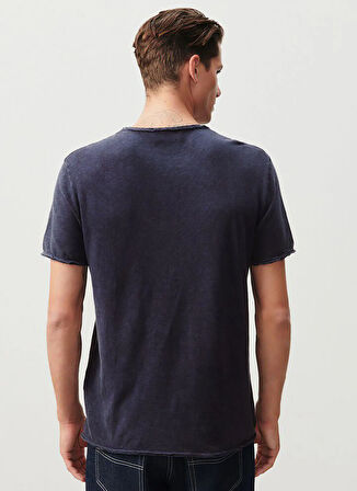 Lacivert Erkek Standart T-Shirt MSON25TGE25NAVVIN