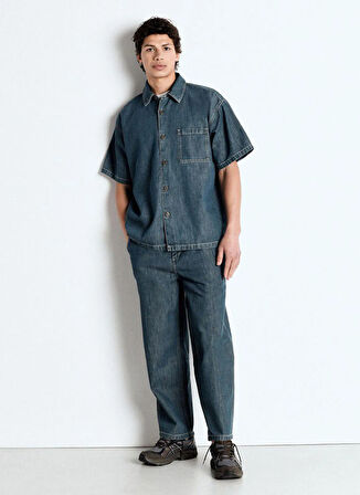 Erkek Straight Fit Gömlek MOZY06AE25MEGRECAS