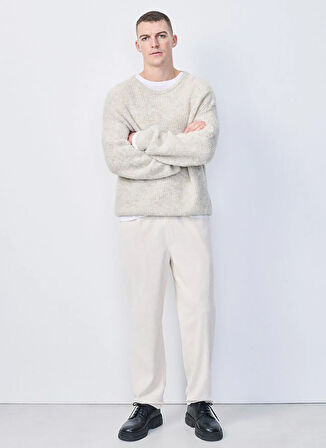 Lacivert Erkek Oversize T-Shirt MGAMI02DE25MARINE