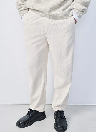 Lacivert Erkek Oversize T-Shirt MGAMI02DE25MARINE