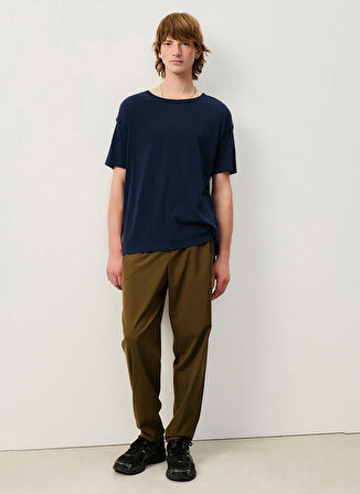 Lacivert Erkek Oversize T-Shirt MGAMI02DE25MARINE