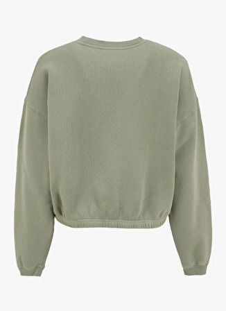 Gül Kurusu Kadın Yuvarlak Yaka Regular Fit Sweatshirt IZU03AE25_ROSE VINTAGE