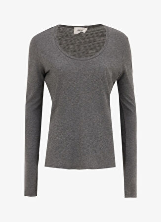 Antrasit Kadın T-Shirt JAC49E25_ANTHRACITE CH