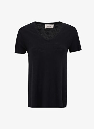 Siyah Kadın Oversize T-Shirt JAC51E25NOIR_NOIR