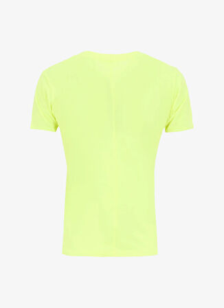 Yeşil Kadın Oversize T-Shirt GAMI21E25_JAUNE FLUO
