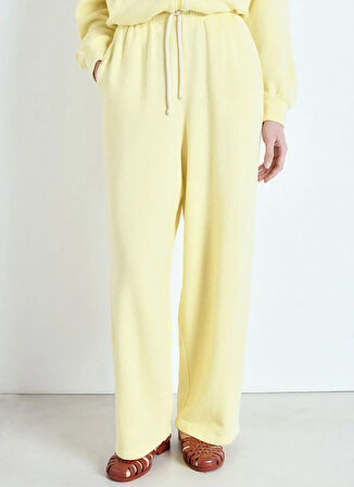 Sarı Kadın Düz Eşofman Altı YTI05AE25_LEMON CURD