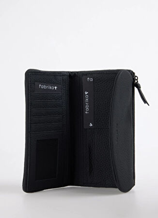 Fabrika Siyah Kadın Cüzdan Frk 535 Flt Deri Siyah