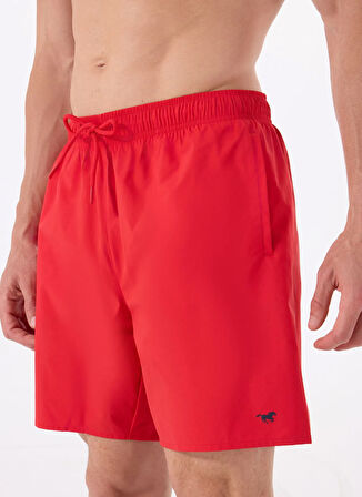 Mustang Kırmızı Erkek Şort Mayo M5SM-SRT0002