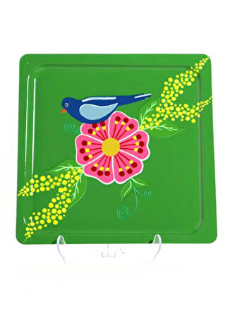Dedemin Emayeleri Tepsi 1505 KARE TEPSİ 20x20