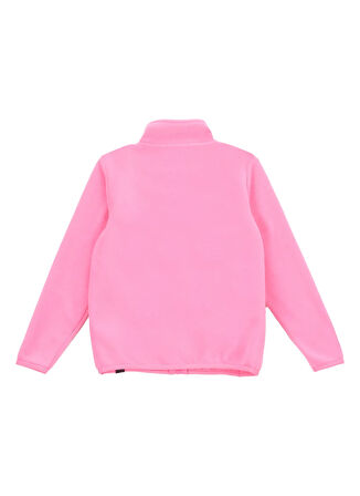 Pembe Kız Çocuk Dik Yaka Relaxed Polar Sweatshırt J5WG-SWT7502