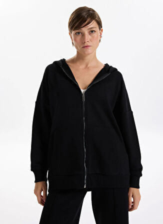 Fabrika Siyah Kadın Sweatshırt TATAM-Y