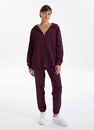 Fabrika Bordo Kadın Sweatshırt TATAM-Y