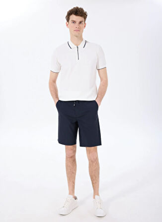 Lacivert Erkek Regular Fit Her Yöne Esneyen Bermuda Şort FC5SM-SHT 2540