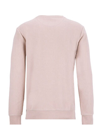 Mustang Bisiklet Yaka Bej Erkek Sweatshırt M4WM-SWT-1559