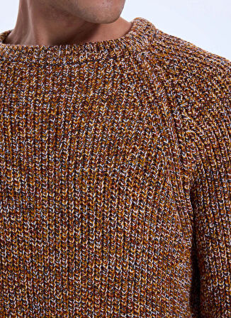 Jeep Bisiklet Yaka Relaxed Düz Kiremit Erkek Kazak J4WM-KZK4450